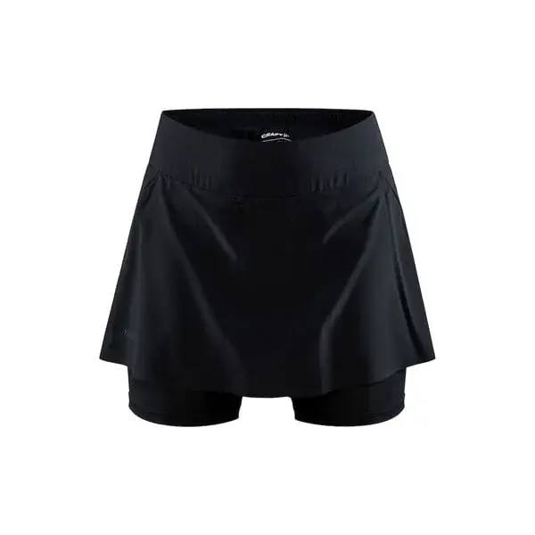 Craft Jupe de running femme Craft PRO Hypervent 2in1 noir