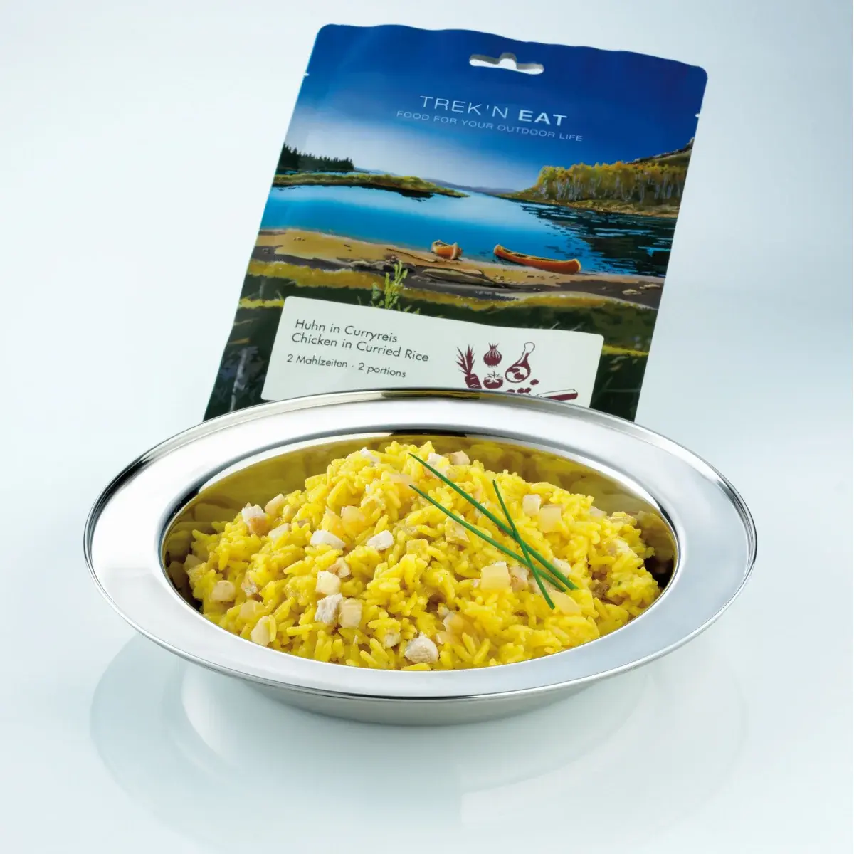 Repas lyophilisé Trek´n Eat Sauté de poulet au riz curry aromatique (SANS GLUTEN) 200g