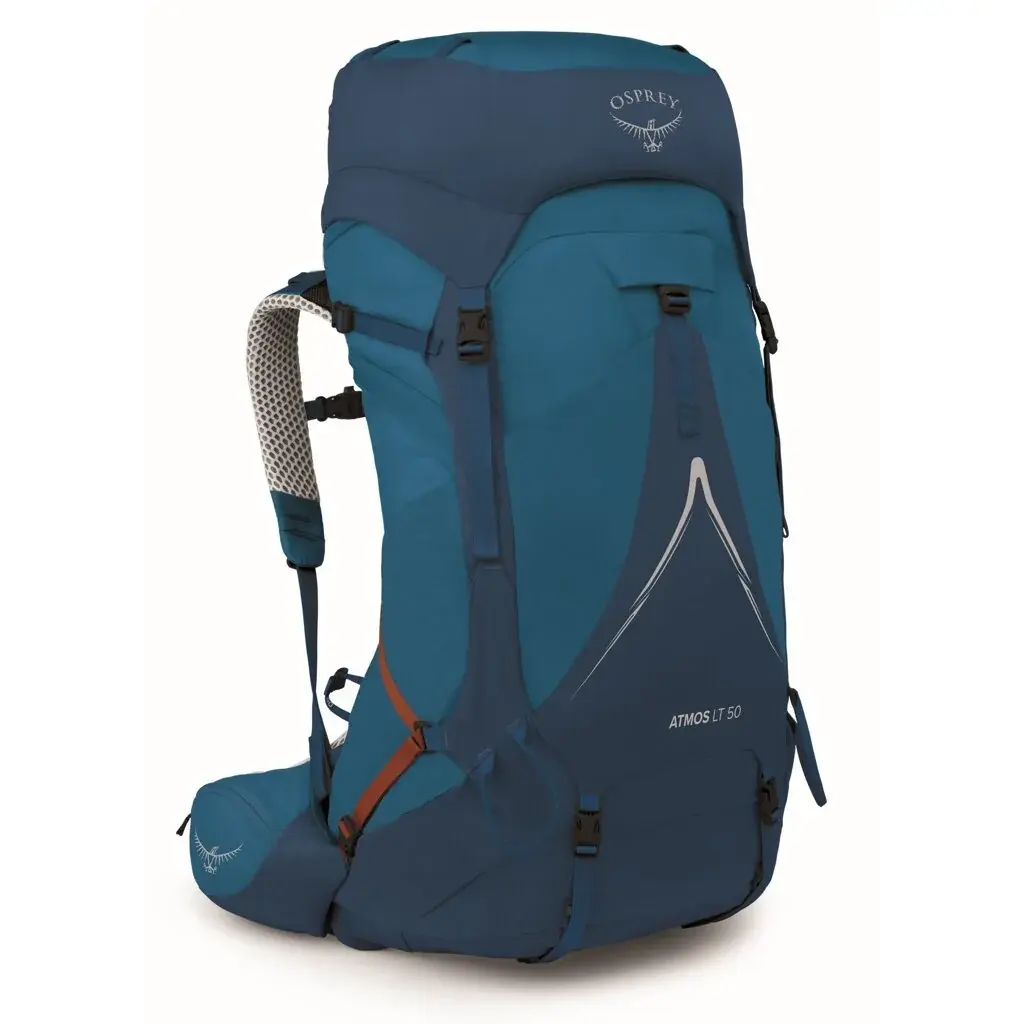 Osprey Sac à dos de randonnée Osprey Atmos AG LT 50L Night shift/scoria blue