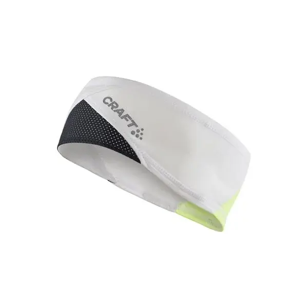 Craft Bandeau unisexe Craft Adv Lumen Fleece blanc