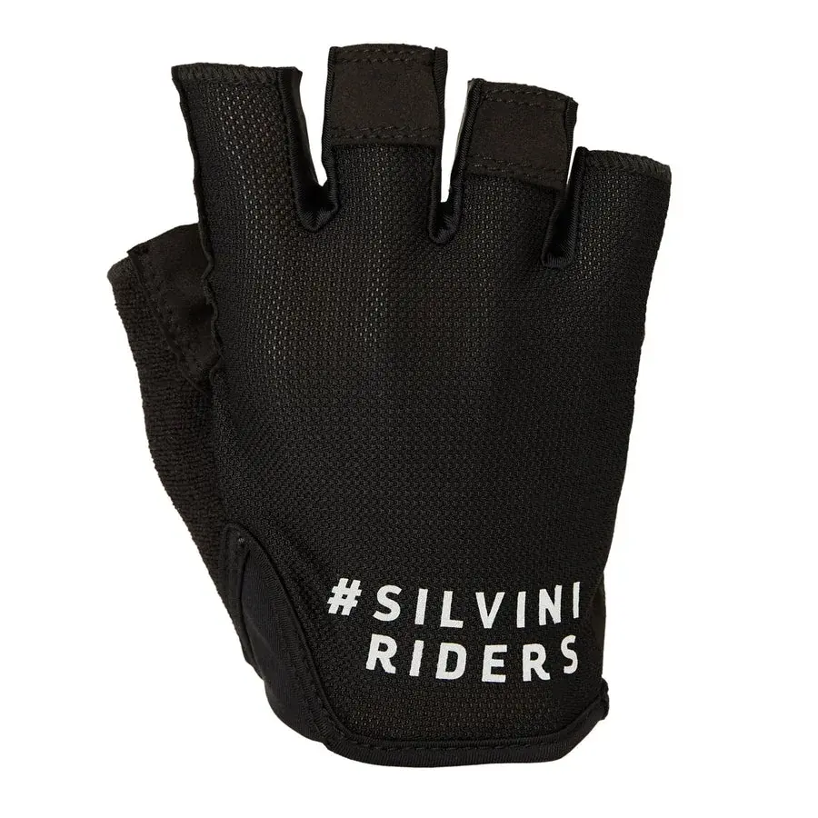 Silvini Gants de vélo unisexe Silvini Varena black-cloud