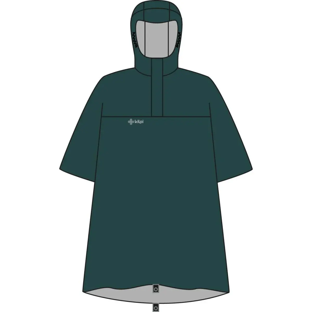 Imperméable unisexe Kilpi RAIT-U vert foncé