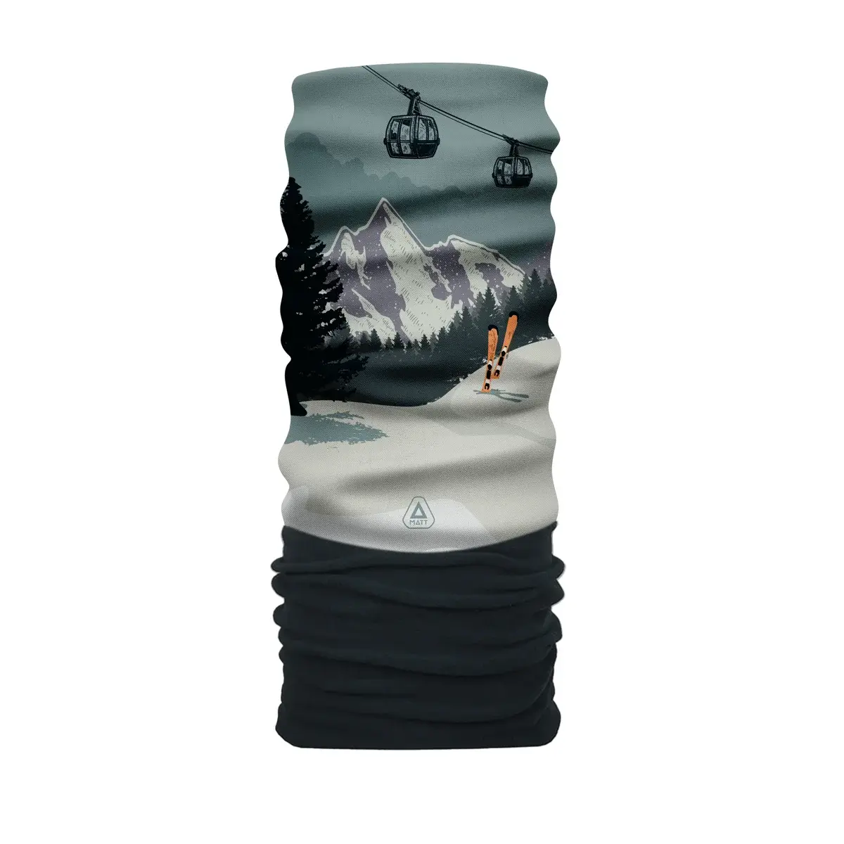 Tour de cou multifonction MATT Scarf Coolmax Pol. Skis