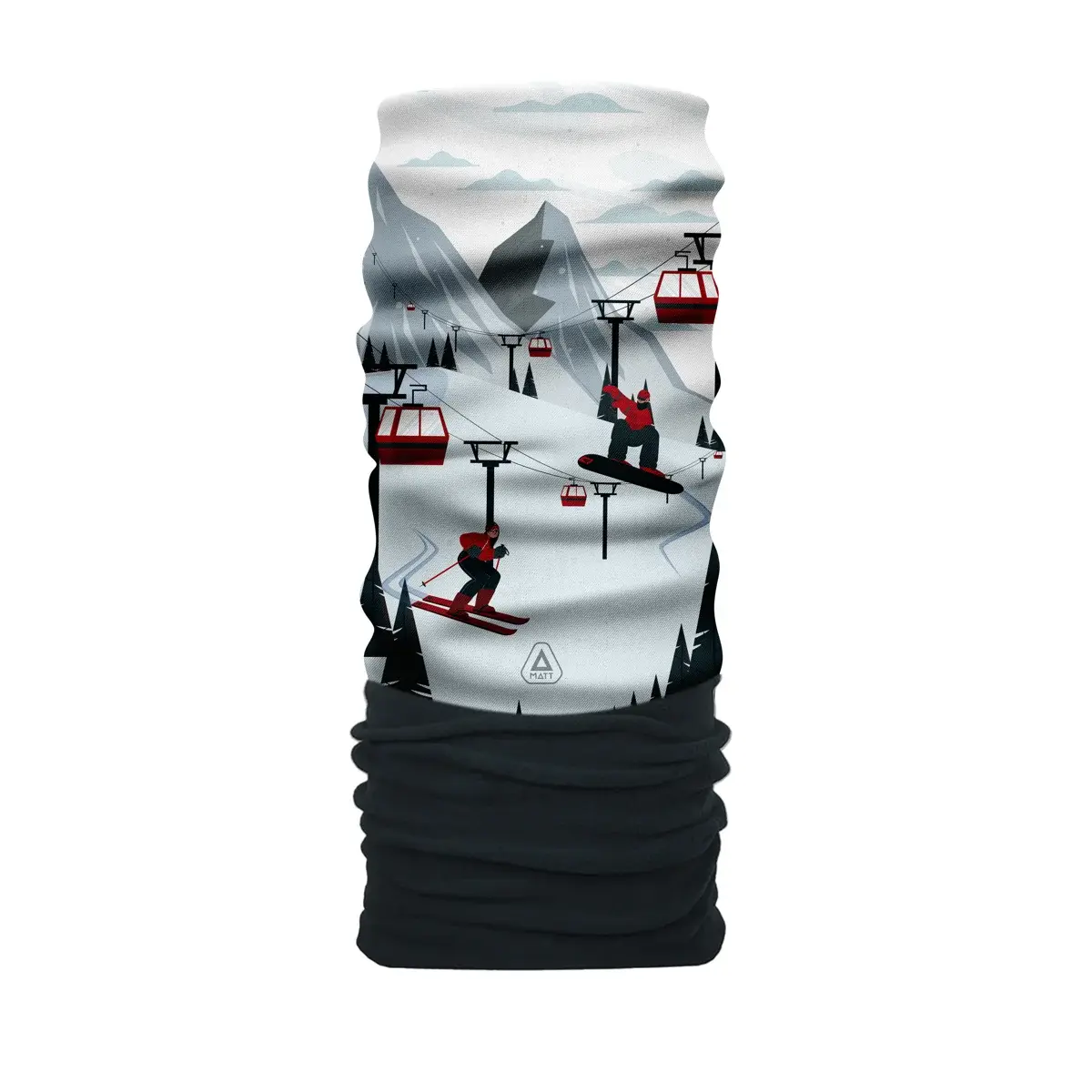 Tour de cou multifonction MATT Scarf Coolmax Pol. Snowy