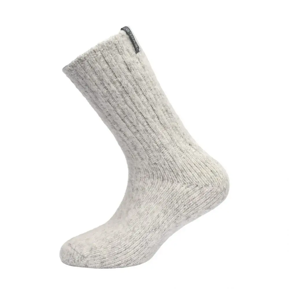 Chaussettes en laine Devold Nansen Wool Sock Grey Melange