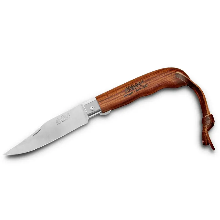 MAM Couteau pliant avec cran d'arrêt et dragonne MAM Sportive 2048 8,3 cm bubinga