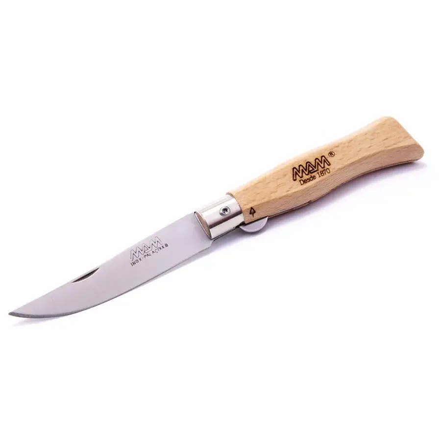 Couteau pliant avec blocage MAM Douro 2082 8,3 cm hêtre