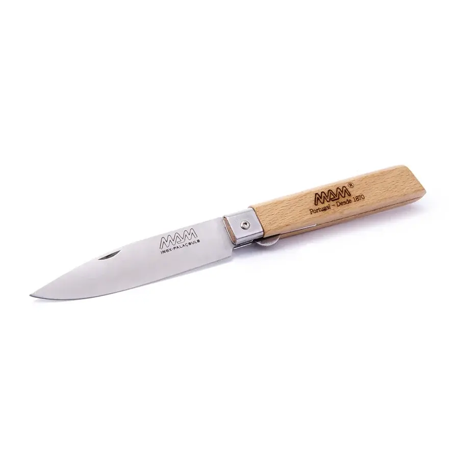 MAM Couteau pliant avec blocage MAM Operario 2036 8,8 cm hêtre