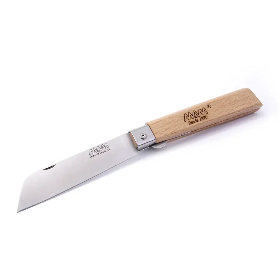Couteau pliant avec blocage MAM Operario 2041 8,8 cm hêtre