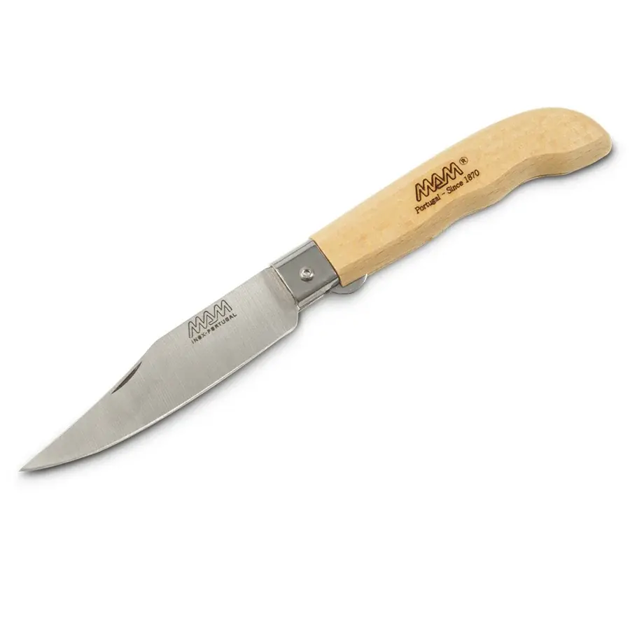 MAM Couteau pliant avec blocage MAM Sportive 2046 8,3 cm hêtre