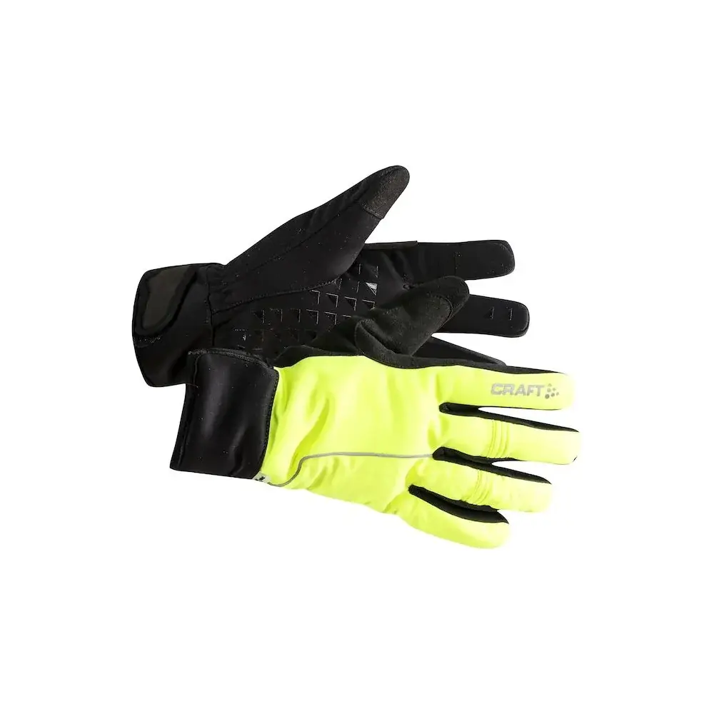 Craft Gants de vélo d'hiver Craft ADV SubZ Siberian 2.0 jaune