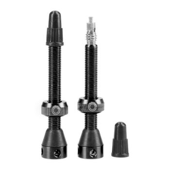 Valves Tubeless Tubolight MTB Short pair Black, Tubolight