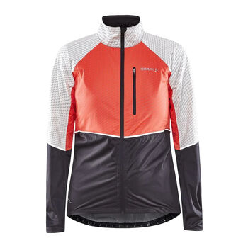 Veste de cyclisme pour femme CRAFT ADV Bike Hydro Lumen orange