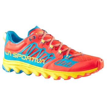 Chaussures de trail La Sportiva Helios III Cherry Tomato/Tropic Blue